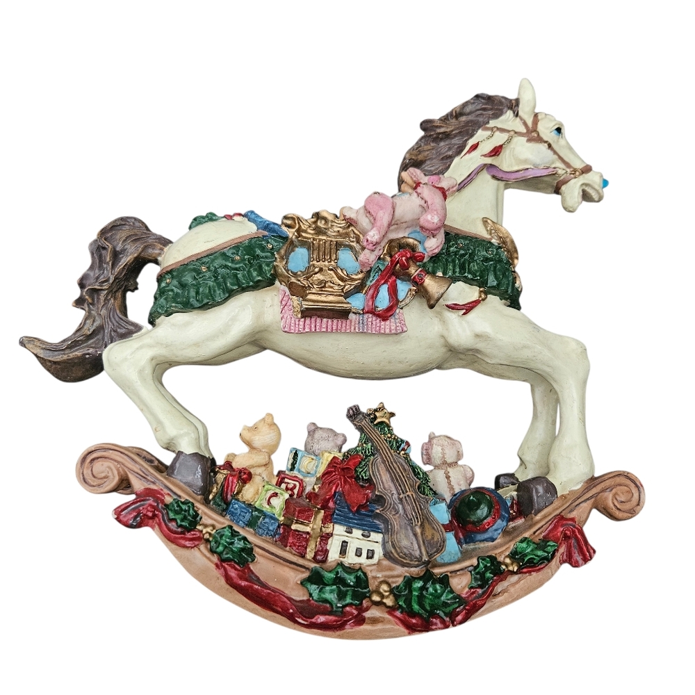 Vintage Cedar Creek Collection Christmas Rocking Horse‎